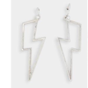 Lightning bolt earrings!
